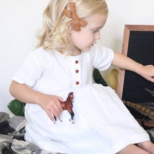 Linen Dress - Little Poppy Bow Co. - Poppy Dress